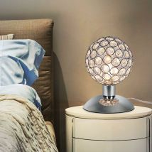 Hyy Ar - Lampe Table Moderne en Cristal - Culot G9 Chevet Hôtel Table Chevet Fille