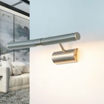 Licht-erlebnisse - Lampe à image Lampe à miroir chromée réglable 35 cm de large E14 - Chrome mat