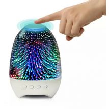 Mediawave Store - Lampe tactile portable avec haut-parleur pour musique et effets lumineux