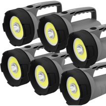 Easymate - 6 lampes torches d'extérieur de 8 watts avec Power Bank 330303 -