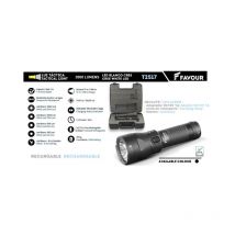 Favour - Lampe Torche Rechargéable 3000 Lumens