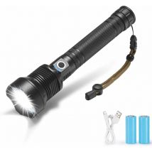 Lampe torche led 90000 lumens la plus puissante lampe torche usb 26650 xhp70 xhp50 chasse P70 Flashlight
