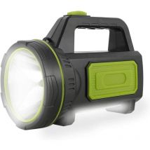 Odipie - Lampe Torche Led Ultra Puissante Rechargeable usb 135000 Lumens 6000 mah avec Lumière Latérale Lampe de Poche Etanche Haute Puissance pour