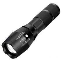 Fei Yu - Lampe Torche led Ultra puissante XML-T6 Lampe Torche Militaire utilisable pour vélo ou randonnées et 5 Modes Dont Flash