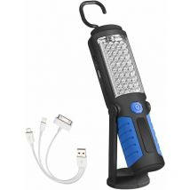 Choyclit - Lampe torche,Lampe d'inspection Lampe led Rechargeable, Lampe de Travail led Rechargeable Avec Magnétique Lampe de Torches de led Bleu