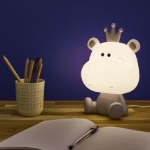 Lampe Veilleuse Hippopotame – Luminaire – Largeur, Hauteur, Longueur, Matières