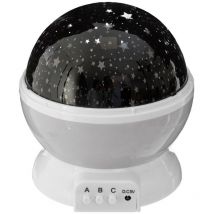 Lampe veilleuse projecteur gris