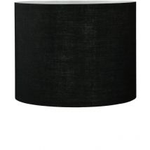 Licht-erlebnisse - Lampenschirm mit Klettverschluss für Tischleuchte Stehlampe inkl. Adapter E14 E27 Schwarz