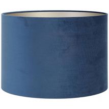 Light&living - lampenschirm - Velours - blau - textil - ø 50cm