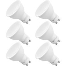 Enuotek - Lampes Ampoules Spot Culot GU10 a led 7W Dimmable 120° Angle de Faisceau Large Blanc Froid 5000K Haute Luminosite 650Lm pour Luminaire Sur