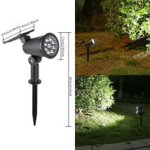 Lampes de jardin, projecteurs solaires, éclairage d'extérieur, éclairage encastré au sol, éclairage de cour, éclairage d'arbre de jardin, cadeaux de