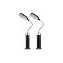 Ikodm - Lampes pour Barbecue Base MagnéTique LéGèRe pour Barbecue - Col de Cygne Flexible Une 360 DegréS Lot de 2