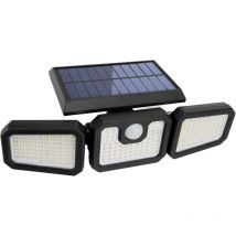 Sjlerst - Lampes solaires à 210 led pour jardin extérieur, lampes solaires d'extérieur avec détecteur de mouvement, lampes solaires sans fil pour