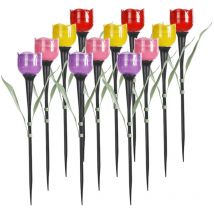 Lampes solaires décoratives d'extérieur pour jardin, lampes solaires décoratives uniques pour allée, cour, jardin