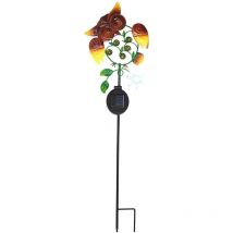 Lampes solaires d'extérieur à led, éclairage d'extérieur étanche en forme de hibou artificiel, éclairage de jardin à led, allumage et extinction