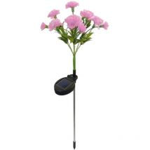 Lampes solaires d'extérieur pour jardin, lampes solaires multicolores pour l'extérieur, lampes solaires d'extérieur à fleurs pour la décoration de la