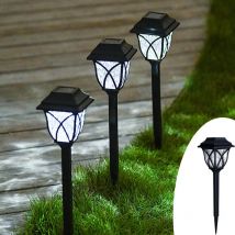 Lampes solaires pour l'extérieur Lampes solaires pour allées Lampes solaires d'extérieur étanches, lampes solaires de jardin lumineuses, lumière led,
