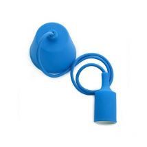 Lampholder E27 Cable - Rosette - Colour Blue (HO-CAB-E27-B)