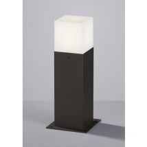 Lampion de Jardin Carré Anthracite avec LED E14