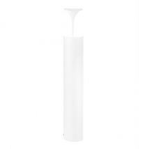 Lampioncino gea led stele ges712 e27 led ip44 h80 alluminio bianco lampada terra moderna esterno