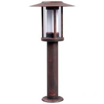 Led 'Pavlos' in Marrone da Acciaio Inox - Lindby