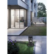Lampione palo giardino led illuminazione da esterno 12W IP65 30CM luce fredda