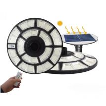 Lampione solare ufo Luce led 1200W Sensore di movimento e crepuscolare IP66