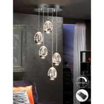 Lamp.led rocio cromo 5LDIMABLE