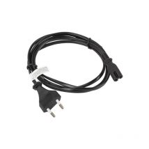 lanberg AC 10cc c7ca 0018 BK CEE 7/16 Euro a IEC 320 C7 Femmina Cavo di alimentazione, 1,8 m, Colore Nero