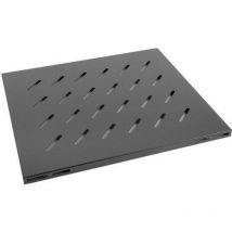 Lanberg - Bandeja fija 1u 465x500 mm hasta 120 kg rack de 19 negro