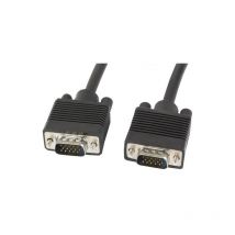 Lanberg - vga male-male cable CA-VGAC-10CC-0018-B - ferrite - noir - 1.8 metres