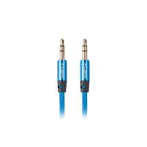 Lanberg - CA-MJMJ-10CU-0030-BL cable de audio 3 m 3,5mm Azul