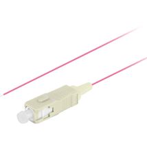 Lanberg - Cable pigtail de fibra óptica de mm sc/upc OM4 de 2m color violeta FP-SCUP-MS41-0020-VT