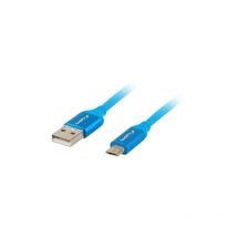 Cable Premium CA-USBM-20CU-0010-BL usb 2.0 - Micro type b 1m blue - Cable - Digital - Lanberg
