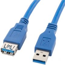 CA-US3E-10CC-0018-B cable usb 1,8 m usb a Azul - Lanberg