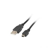 Cavo usb 2.0 maschio/mini usb maschio ferrite 1.8M nero - Lanberg