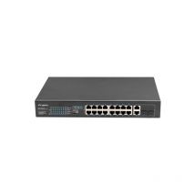 Lanberg LANBERG Commutateur 16X 100MB Poe+/2X 1GB/1X SFP Rack 19" No GESTIONADO Gigabit ETHERNET 250W (RSFE-16P-2C-250)