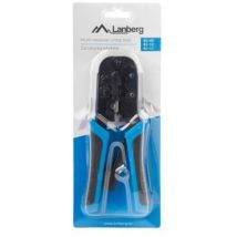 Lanberg - Pince à sertir nt-0201 - dénudeur de câbles - connecteurs rj9/rj11/rj12/rj45 - bleu et noir.