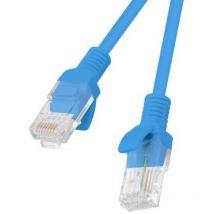 Lanberg - pack de 10 cables de red RJ45 cat. 5E utp 2M azul (PCU5-20CC-0200-B)