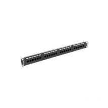 Patch Panel 24 port 1U cat. 6 black (PPU6-1024-B) - Lanberg