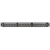 Patch panel PPS5-1024-B 1U 5e 24xRJ-45 - Lanberg