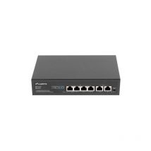 Lanberg - RSFE-4P-2FE-60 - Non-géré - Fast Ethernet (10/100) - Connexion Ethernet - supportant l'alimentation via ce port (PoE) - Grille de montage