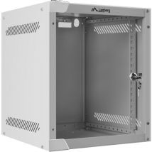 Lanberg - Rack 10 da parete 6U F310 FlatPack colore bianco RAL7035 WF10-2306-10S