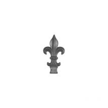 Punta a lancia - Altezza 155 mm larghezza 90 mm con base quadrata solida da 30 mm - Ferro battuto - Saldatura