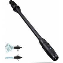 Lance de nettoyeur haute pression, fixation de lance 140 bars pour Karcher K2 K3 K4 K5 K6 K7 Fixation de nettoyeur haute pression avec buse réglable