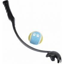 Lanceur de balle de tennis pour chien + balle, 48 cm, noir