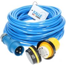 Kalle Landanschlusskabel cee 230V 16A 2,5 mm² Marinco Extreme Blau IP44 5 Meter