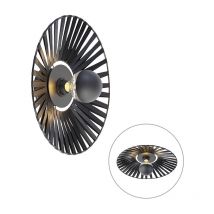 Rustic Wall Light Black 40 cm - Leia
