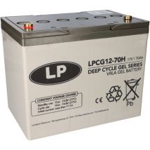 LPCG12-70H vrla gel Akku 12V 70Ah wartungsfrei - Landport