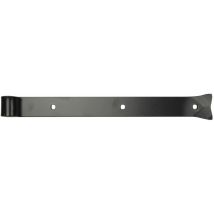 Sonneck - Langbänder Einseitig Gerollt, Ohne Kegel, 400x45x8mm, Inkl. Schraubenset,schwarz